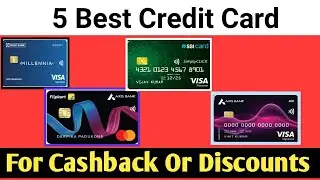 Top 5 Credit Card in India | Best Cashback Credit Card in 2021 | Best Credit Card in India