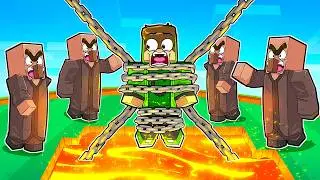 CADRES foi PRESO pelos VILLAGERS no Minecraft!