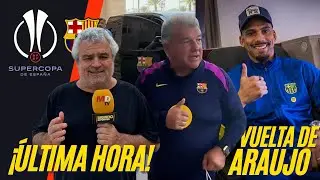 &iexcl;&Uacute;LTIMA HORA del FC BARCELONA desde JEDDAH! ARAUJO a la CONVOCATORIA y LAPORTA INVITADO de LUJO 🔵🔴