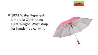 MyViradi 2 Fold Umbrella for Women & Men Office 2 Fold Umbrella