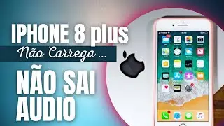 Troca de Conector e Microfone IPhone 8 Plus | Flex Carga e Microfone