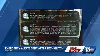 Auburn University students hope others take campus alerts serious after confusing technical error
