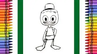 The Coloring Couple Presents: Huey Duck from DuckTales |How to Color