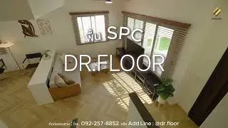 กระเบื้องยาง SPC DR.FLOOR พื้นไม้ลายก้างปลา สไตล์คาเฟ่ ไอเดียแต่งบ้าน