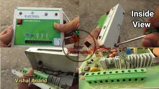 Inside view of elecssol solar charge controller
