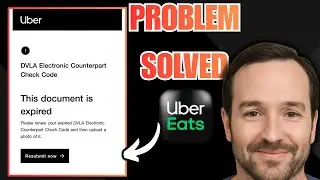 НОВИНКА! Проблема с просроченным кодом проверки Uber DVLA (решение)