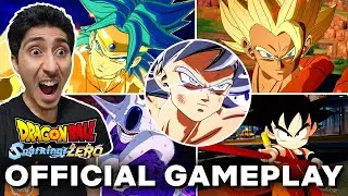 *NEW* SPARKING ZERO 180+ CHARACTERS FULL ROSTER & STORY GAMEPLAY! Dragon Ball Sparking Zero Reaction
