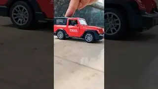 Mud off-road 4&times;4 drive Mahindra THAR Roxx Red Scale model miniature SUV power #carstunts #automobile