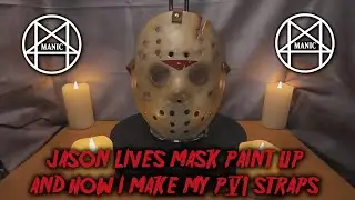 Friday The 13th Jason Lives Mask Paint Up & How I Make My P6 Straps