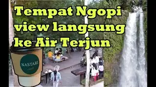 Nastari Kopi, in Royal Agrapana. Tempat ngopi viewnya Langsung ke air terjun.