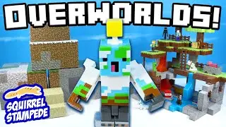 Minecraft Overworld Protector Playset Craft-a-Block vs The Nano Scene!