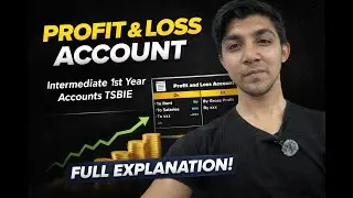 Profit & Loss Account in One Shot 🔥 | Inter 1st Year Accounts TSBIE | Full Explanation + Format