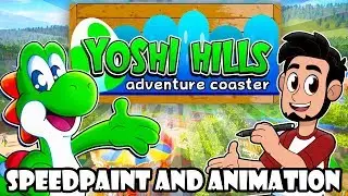 Yoshi Coaster: Art and Animation | ChitChadPlays Crossover