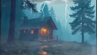 Live Rain Sounds for Sleep – Deep Relaxing Rain & Thunder ASMR All Night