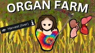 I Created an Organ Farm Using Hippies In Rimworld