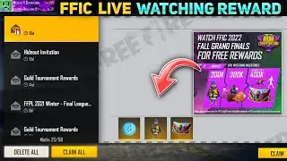 ffic live watching rewards 2022🥳 | ffic grand final live watching rewards | ffic redeem redeem 2022