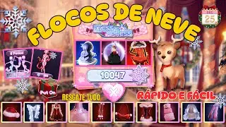 ❄️ COMO FARMAR FLOCOS DE NEVE RÁPIDO e FÁCIL no DRESS TO IMPRESS e PEGAR TODOS OS PRÊMIOS! | Roblox