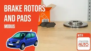 How to replace the front brake rotors and pads Modus 🚗