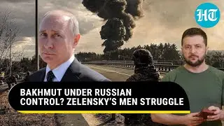 Putin&rsquo;s forces &lsquo;wave flags&rsquo; in Central Bakhmut; Russian Army flattens Ukrainian tank | Watch