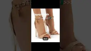 Chic high-heeled sandals from Daraz Finds&mdash;perfect for your style! #DarazFinds #HighHeels#darazfinds