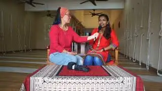 Finding a cure for her anxiety at Mat & Beyond Yoga Studio.