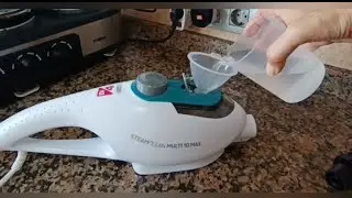 VAPORETA Di4 STEAM CLEAN MULTI 10 MAX Con solo UN VASO de agua limpio una habitaci&oacute;n!