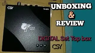 Unboxing and review 7 star setup box model TH 1070
