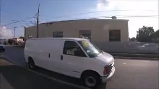 2001 Chevrolet Express 2500 Extended Body Cargo Van White