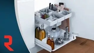 Pull-out storage system for base cabinet KITO