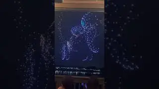 Disney Dreams The Soar Drone Show from Jock Lindsey&rsquo;s Hangar Bar - Disney Springs 2024