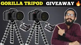 Gorilla Tripod Giveaway 🔥