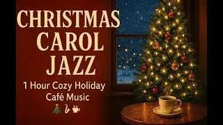 Christmas Carol Jazz – 1 Hour Cozy Holiday Café Music 🎄🎷☕