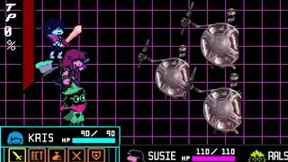skeleton banging shield meme but it's rude buster