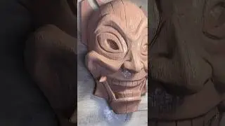 Sculpting the blue spirit mask from Avatar #avatar #art #mask