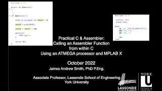 Вызов функции ассемблера из C с использованием процессора ATMEGA и MPLAB X