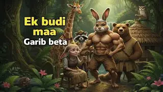 Ek Budi Maa Aur Garib Beta 🐰 | Emotional Kids Story | Cartoon Short 