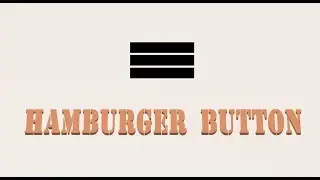 How to create Hamburger Button Using Only HTML & CSS - CodeWithTanmay