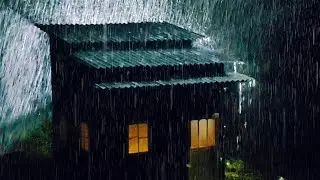 The Best Rain Sounds for Deep Sleep in 2026 | Night Storm, Heavy Rain on Tin Roof & Strong Thunder