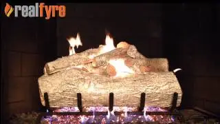 Realfyre Mountain Birch on G45 Burner Designer Series