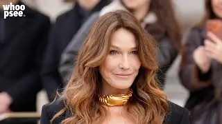 Presenza fissa ai fashion show di #Schiaparelli #CarlaBruni non &egrave; mancata alla sfilata #HauteCouture