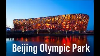 Beijing Olympic Park | Olympic Green, Beijing, China | Bird's Eye View | 2001-2021 | 4K