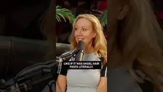 Classic debate: pasta vs. cotton candy as hair ​⁠@ReneePercyComedian #podcast #comedy #pasta