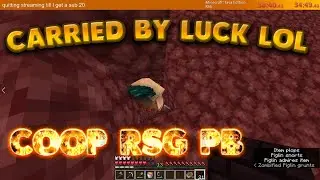 The most intense Minecraft Speedrun I've ever finished...