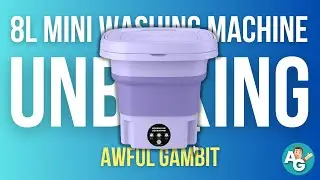 Temu 8L Portable Washing Machine - Unboxing & Review