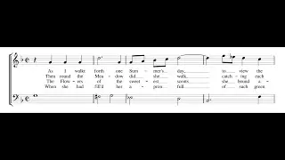 ROBERT JOHNSON: As I walkt forth one summer's day PDF SCORE
