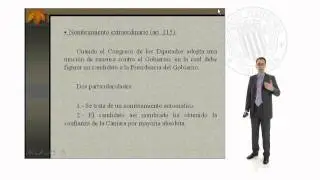 Nombramiento y Cese del Presidente del Gobierno |  | UPV