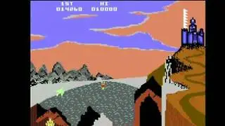 [c64] Satan's Hollow game play.