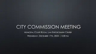 City of Pittsburg Commission Meeting 1-13-2026