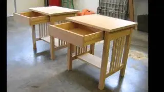 DIY Oak Mission Tables - Create a Family Heirloom