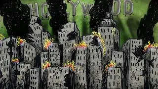 2D Animated loop / When King kong meet Godzilla / D&eacute;fi D&eacute; Fou